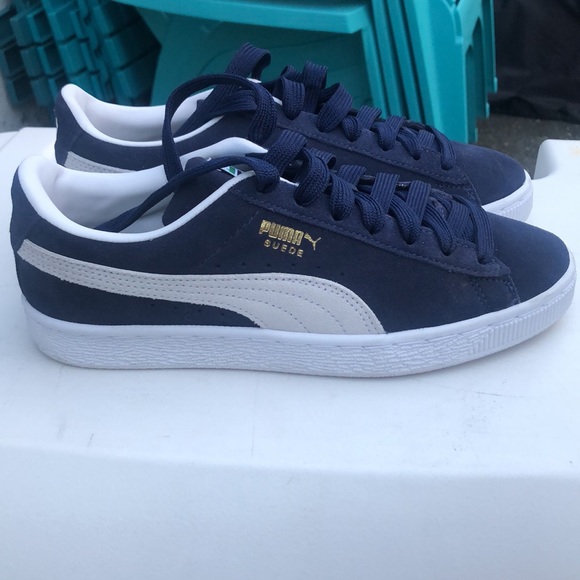 Suede Classic XXL Jr Navy/White Puma - Picture 4 of 5